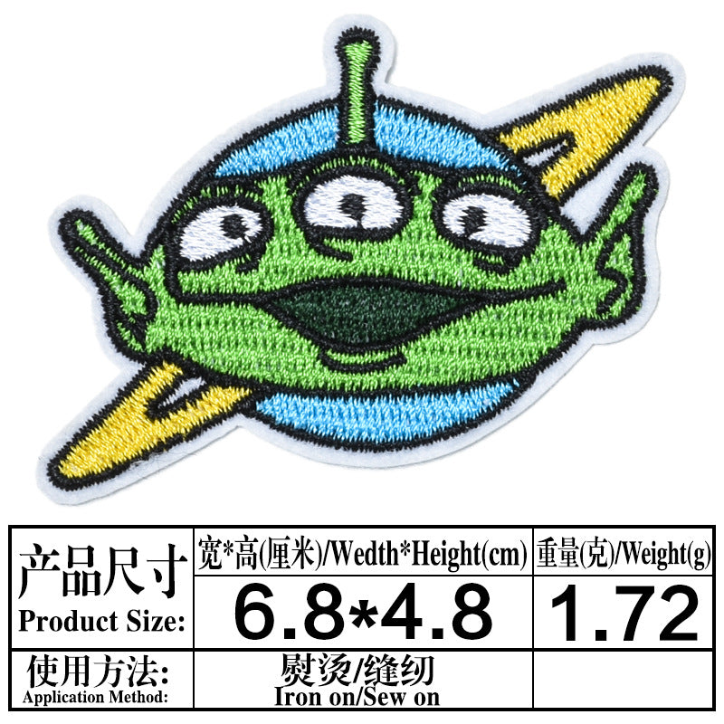 Wholesale DIY  Patch Cartoon Character Turtle Hat Clothes Decoration